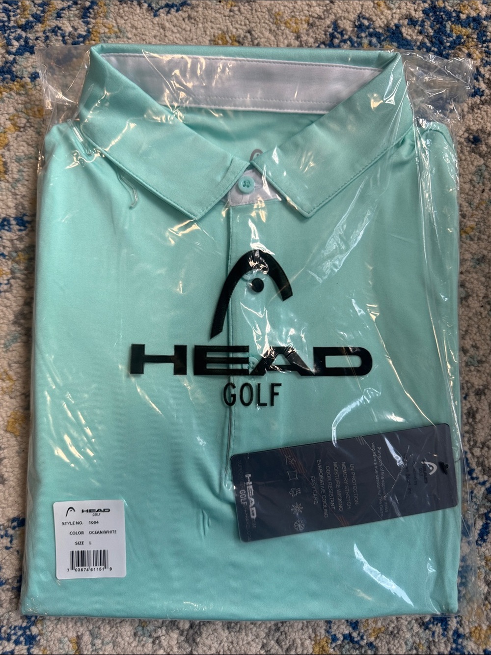 Head Men’s Polo Shirt in Ocean Mint
